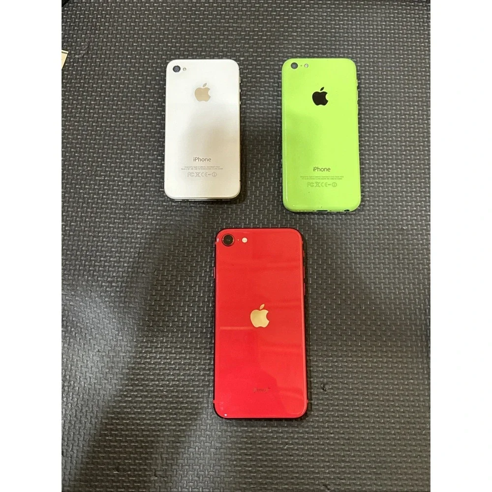 LOT OF 3 Apple iPhone 4s, 5c, iPod Touch | PASSCODE LOCKED | Auction Find | READ